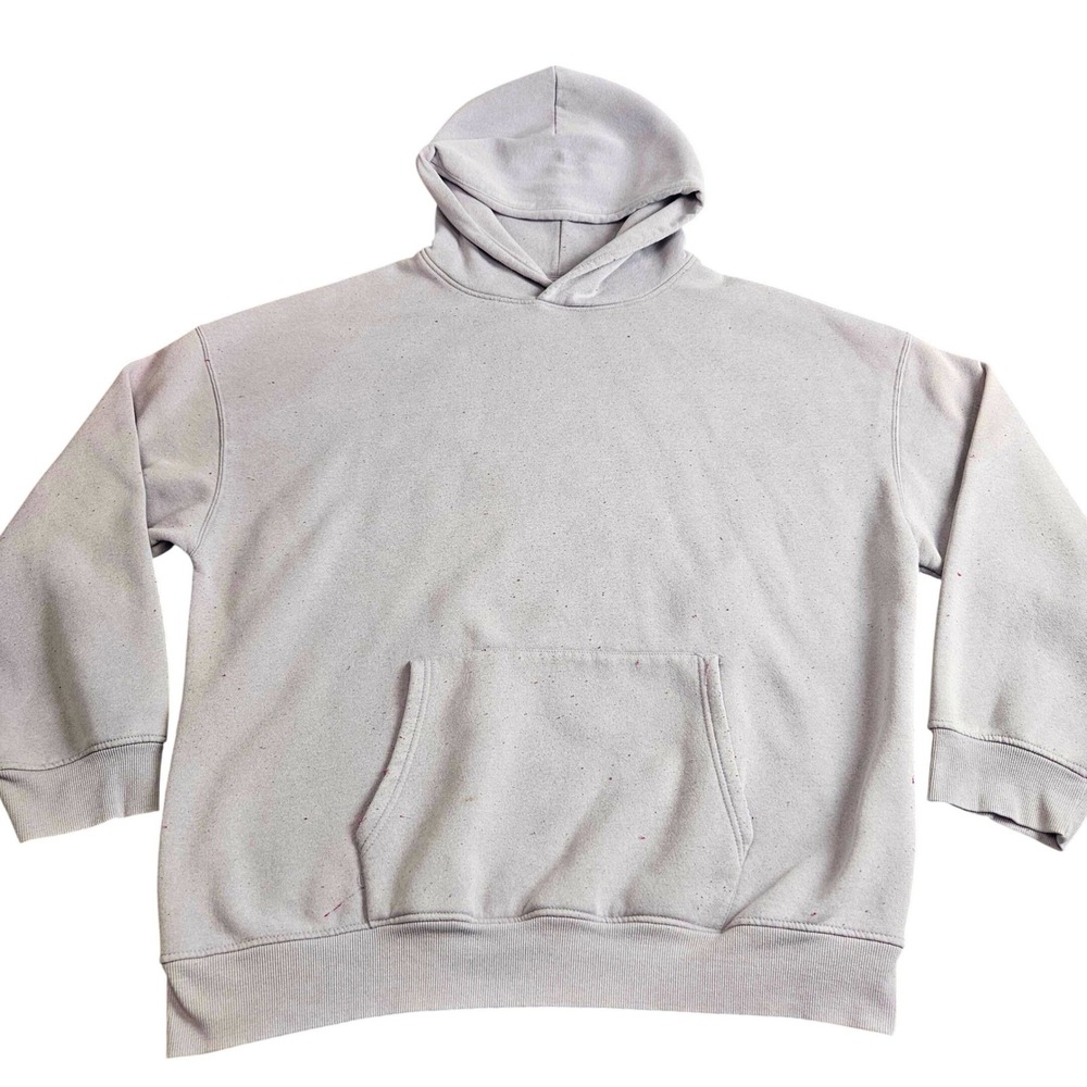 DH Essentials Hoodie 3XL Light‎ Purple Flecked Fleece Basics Street Casual Cozy